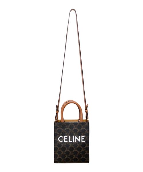 CELINE（セリーヌ）CELINE (セリーヌ) ショルダーバッグ ブラウン サイズ:MINIの古着・服飾アイテム