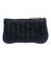 BOTTEGA VENETA (ボッテガベネタ) キーリング付きコインケース/Intrecciato Coin Case Key Ring ブラック：35000円