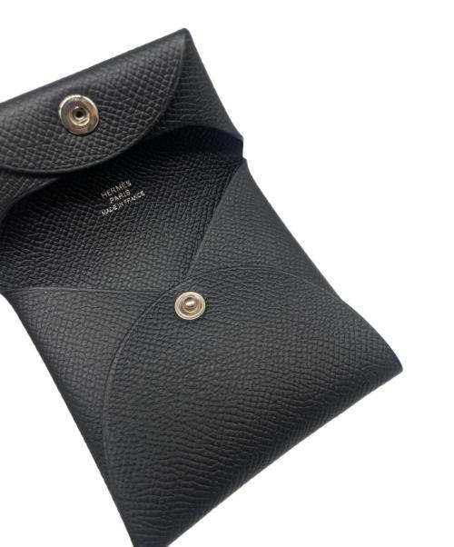 HERMES（エルメス）HERMES (エルメス) バスティア コインケース/Bastia Coin Case ブラックの古着・服飾アイテム