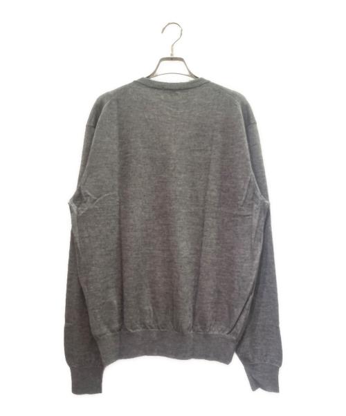 Cruciani（クルチアーニ）Cruciani (クルチアーニ) カシミヤシルクVネックニット/Cashmere Silk V-Neck Knit Sweater ライトグレー サイズ:52の古着・服飾アイテム