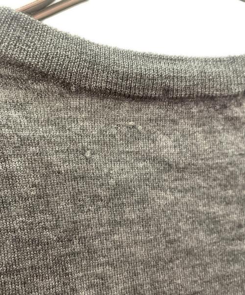 Cruciani（クルチアーニ）Cruciani (クルチアーニ) カシミヤシルクVネックニット/Cashmere Silk V-Neck Knit Sweater ライトグレー サイズ:52の古着・服飾アイテム