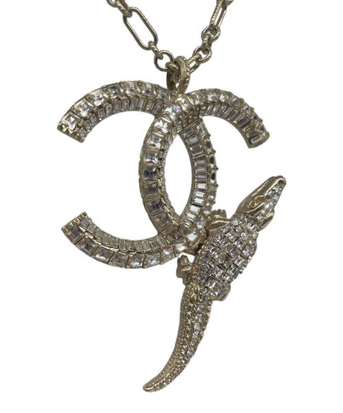 CHANEL（シャネル）CHANEL (シャネル) CC Logo Sequin Chain Necklace ココマーク スパンコールチェーンネックレス シルバーの古着・服飾アイテム