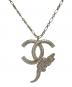 CHANEL（シャネル）の古着「CC Logo Sequin Chain Necklace ココマーク スパンコールチェーンネックレス」｜シルバー