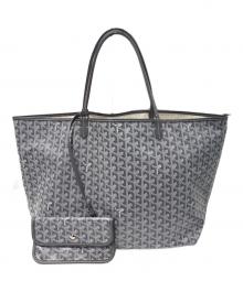 GOYARD（ゴヤール）の古着「サンルイGM グレー トートバッグ ポーチ付き ゴヤールディンキャンバス」｜グレー