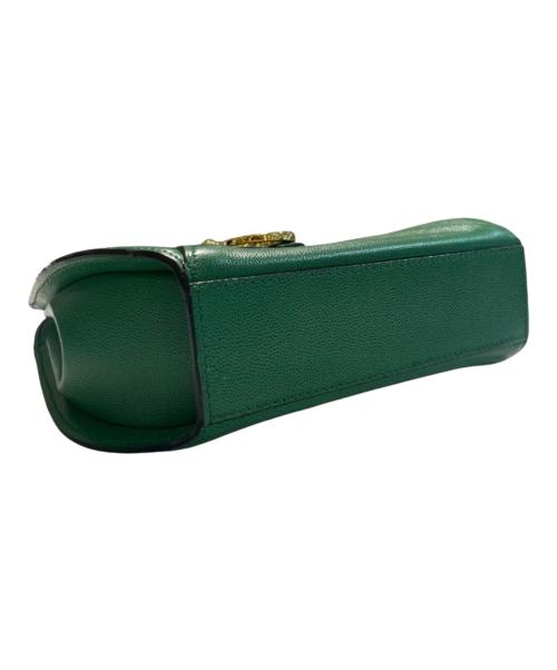 Cartier（カルティエ）Cartier (カルティエ) パンサーライン パンテール ミニハンドバッグ グリーンの古着・服飾アイテム