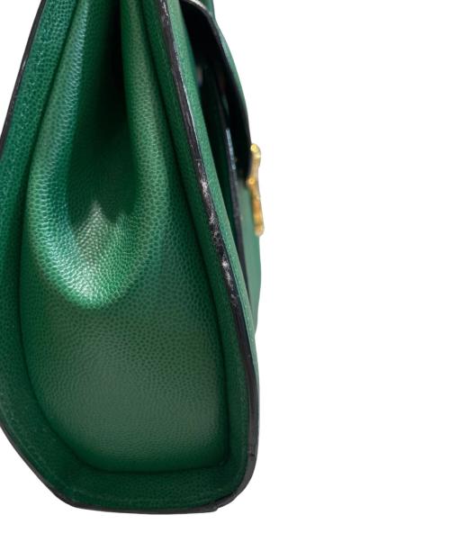 Cartier（カルティエ）Cartier (カルティエ) パンサーライン パンテール ミニハンドバッグ グリーンの古着・服飾アイテム