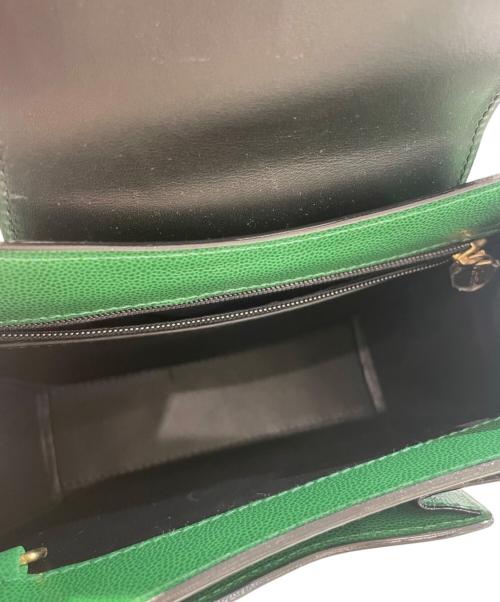 Cartier（カルティエ）Cartier (カルティエ) パンサーライン パンテール ミニハンドバッグ グリーンの古着・服飾アイテム