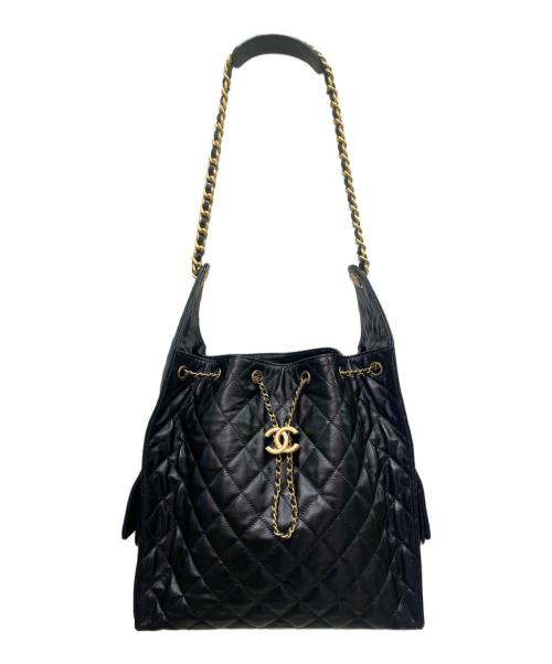 CHANEL（シャネル）CHANEL (シャネル) シャネル25 ミディアム/CHANEL 25 Medium Handbag ブラック サイズ:ミディアムの古着・服飾アイテム