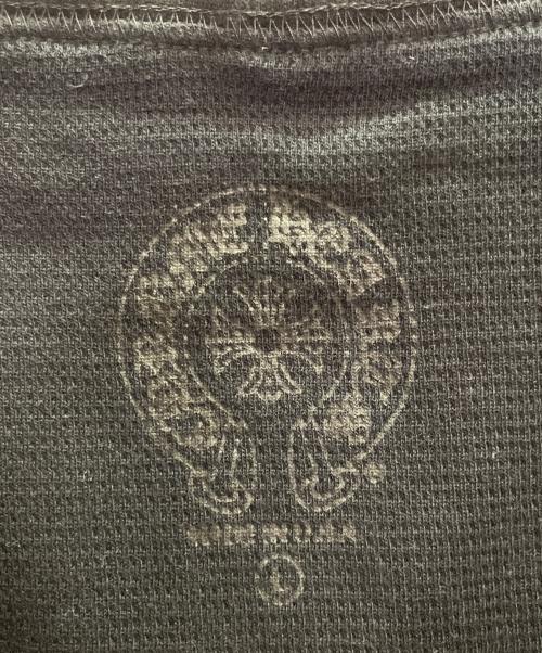 CHROME HEARTS（クロムハーツ）CHROME HEARTS (クロムハーツ) Vertical Logo Fleece Zip Up Hoodie/バーティカルロゴ フリース ジップアップフーディー ブラック サイズ:Lの古着・服飾アイテム