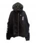 CHROME HEARTS（クロムハーツ）の古着「Vertical Logo Fleece Zip Up Hoodie/バーティカルロゴ フリース ジップアップフーディー」｜ブラック