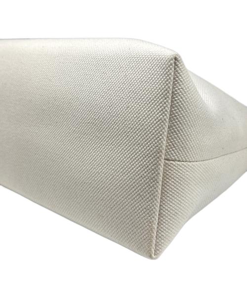 CELINE（セリーヌ）CELINE (セリーヌ) Horizontal Cabas Tote Bag ホリゾンタルカバ  アイボリーの古着・服飾アイテム