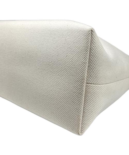 CELINE（セリーヌ）CELINE (セリーヌ) Horizontal Cabas Tote Bag ホリゾンタルカバ  アイボリーの古着・服飾アイテム