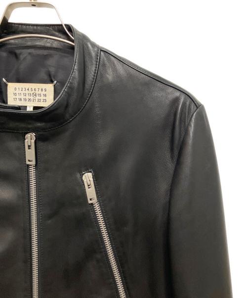 Maison Margiela（メゾンマルジェラ）Maison Margiela (メゾンマルジェラ) 5ZIP ライダースジャケット ブラック サイズ:46の古着・服飾アイテム