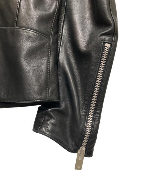 Maison Margiela（メゾンマルジェラ）Maison Margiela (メゾンマルジェラ) 5ZIP ライダースジャケット ブラック サイズ:46の古着・服飾アイテム