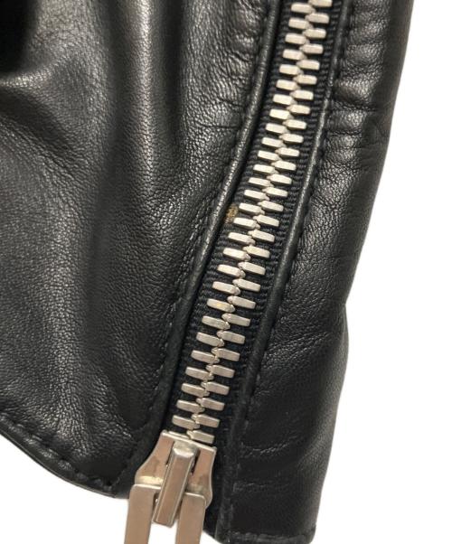 Maison Margiela（メゾンマルジェラ）Maison Margiela (メゾンマルジェラ) 5ZIP ライダースジャケット ブラック サイズ:46の古着・服飾アイテム