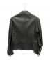 Maison Margiela (メゾンマルジェラ) 5ZIP ライダースジャケット ブラック サイズ:46：240000円