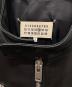 中古・古着 Maison Margiela (メゾンマルジェラ) 5ZIP ライダースジャケット ブラック サイズ:46：240000円