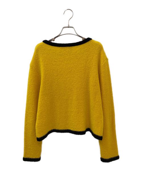 BOUTIQUE MOSCHINO（ブティック モスキーノ）BOUTIQUE MOSCHINO (ブティック モスキーノ) ショート丈ニット イエロー サイズ:表記なしの古着・服飾アイテム