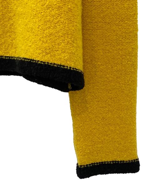 BOUTIQUE MOSCHINO（ブティック モスキーノ）BOUTIQUE MOSCHINO (ブティック モスキーノ) ショート丈ニット イエロー サイズ:表記なしの古着・服飾アイテム