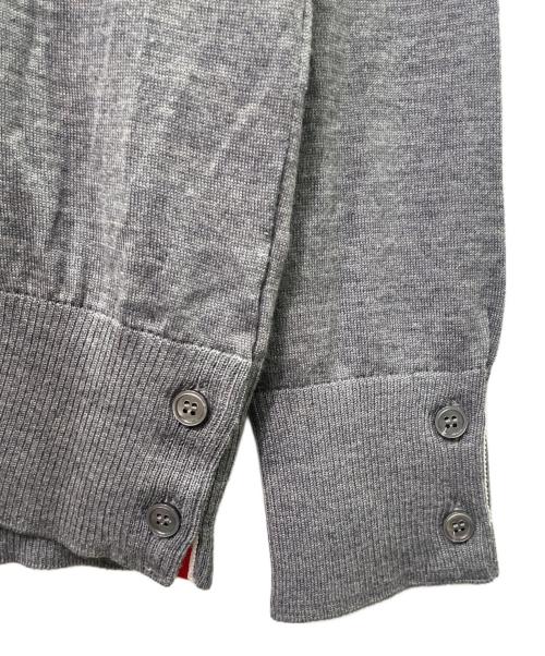 Thom Browne（トムブラウン）Thom Browne (トムブラウン) 4-Bar Merino Wool Crewneck Sweater 4-BAR メリノウール クルーネックニット/MKA002A-00014038 ライトグレー サイズ:2の古着・服飾アイテム