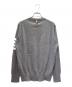 Thom Browne (トムブラウン) 4-Bar Merino Wool Crewneck Sweater 4-BAR メリノウール クルーネックニット/MKA002A-00014038 ライトグレー サイズ:2：45000円