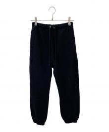 H BEAUTY&YOUTH（エイチ ビューティー&ユース）の古着「CLASSIC SWEAT EASY PANTS」｜ブラック