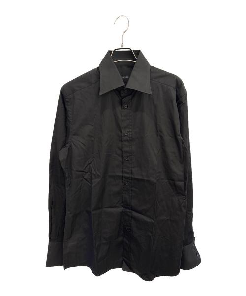 GUCCI（グッチ）GUCCI (グッチ) ドレスシャツ ブラック サイズ:41の古着・服飾アイテム