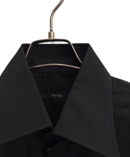 GUCCI（グッチ）GUCCI (グッチ) ドレスシャツ ブラック サイズ:41の古着・服飾アイテム