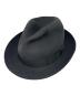 中古・古着 BORSALINO (ボルサリーノ) 中折れウールハット ダークグレー サイズ:58：18000円