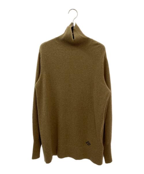 INSCRIRE（アンスクリア）INSCRIRE (アンスクリア) タートルネックニット ブラウン サイズ:Mの古着・服飾アイテム