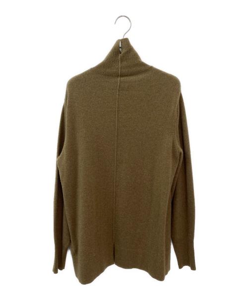 INSCRIRE（アンスクリア）INSCRIRE (アンスクリア) タートルネックニット ブラウン サイズ:Mの古着・服飾アイテム