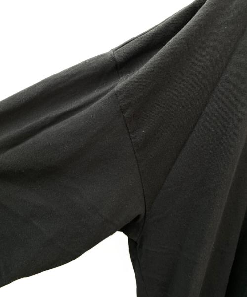 MM6 Maison Margiela（エムエムシックスメゾンマルジェラ）MM6 Maison Margiela (エムエムシックスメゾンマルジェラ) フェイスプリント フーデッド 長袖 ワンピース ブラック サイズ:1の古着・服飾アイテム