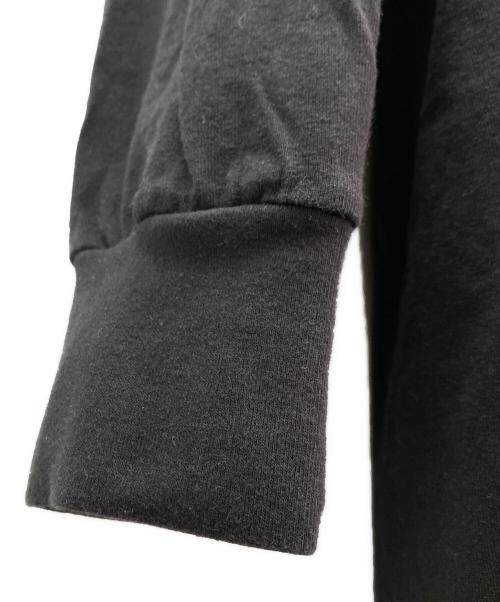 MM6 Maison Margiela（エムエムシックスメゾンマルジェラ）MM6 Maison Margiela (エムエムシックスメゾンマルジェラ) フェイスプリント フーデッド 長袖 ワンピース ブラック サイズ:1の古着・服飾アイテム