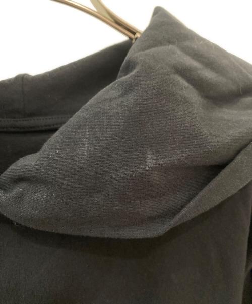 MM6 Maison Margiela（エムエムシックスメゾンマルジェラ）MM6 Maison Margiela (エムエムシックスメゾンマルジェラ) フェイスプリント フーデッド 長袖 ワンピース ブラック サイズ:1の古着・服飾アイテム