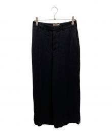 Saint Laurent Paris（サンローランパリ）の古着「スラックス」｜ブラック