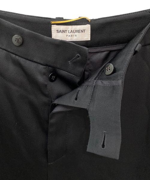 Saint Laurent Paris（サンローランパリ）Saint Laurent Paris (サンローランパリ) スラックス ブラック サイズ:36の古着・服飾アイテム