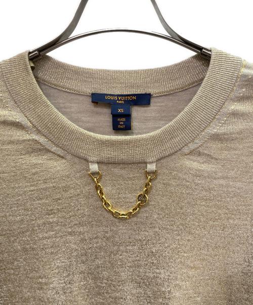 LOUIS VUITTON（ルイ ヴィトン）LOUIS VUITTON (ルイ ヴィトン) ウールニット ゴールド サイズ:xsの古着・服飾アイテム