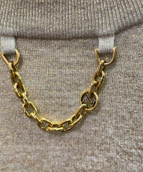 LOUIS VUITTON（ルイ ヴィトン）LOUIS VUITTON (ルイ ヴィトン) ウールニット ゴールド サイズ:xsの古着・服飾アイテム