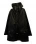 VERSACE CLASSIC V2（ヴェルサーチクラシック）の古着「レザーダッフルコート」｜ブラック