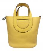 HERMESエルメス）の古着「In-the-Loop 18 Bag インザループ 18 K刻印:2025年製 トリヨンクレマンス×ヴォースイフト イエロー系 シルバー金具 」｜イエロー