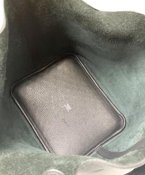 HERMES（エルメス）HERMES (エルメス) ピコタンロック MM/シルバー金具/トリヨンクレマンス/ブラック/A刻印 ブラック サイズ:MMの古着・服飾アイテム