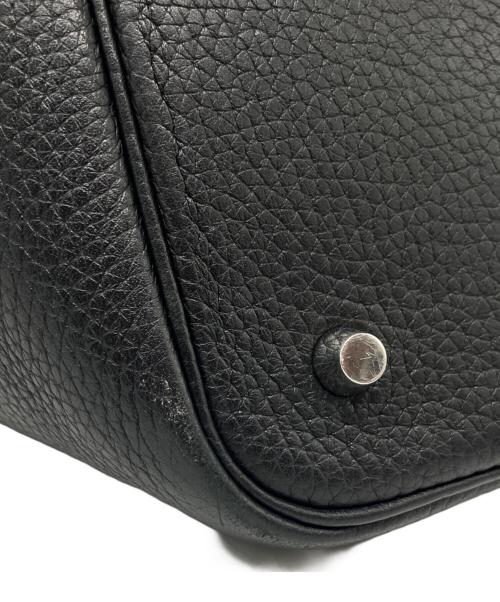 HERMES（エルメス）HERMES (エルメス) ピコタンロック MM/シルバー金具/トリヨンクレマンス/ブラック/A刻印 ブラック サイズ:MMの古着・服飾アイテム