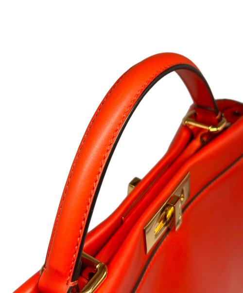 FENDI（フェンディ）FENDI (フェンディ) ピーカブー ミディアム/Peekaboo Medium Bag/8BN226 オレンジ サイズ:ミディアム/mediumの古着・服飾アイテム