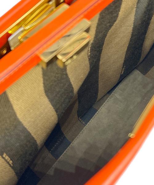 FENDI（フェンディ）FENDI (フェンディ) ピーカブー ミディアム/Peekaboo Medium Bag/8BN226 オレンジ サイズ:ミディアム/mediumの古着・服飾アイテム