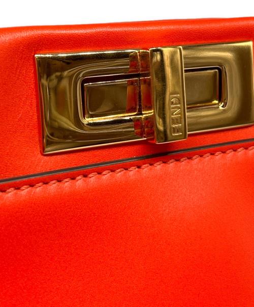 FENDI（フェンディ）FENDI (フェンディ) ピーカブー ミディアム オレンジ サイズ:ミディアムの古着・服飾アイテム