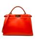 FENDI（フェンディ）の古着「ピーカブー ミディアム」｜オレンジ