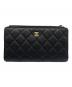 CHANEL（シャネル）の古着「Matelasse Classic Long Zip Wallet マトラッセ クラシックロングジップ ウォレット」｜ブラック