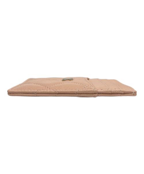 CHANEL（シャネル）CHANEL (シャネル) マトラッセ パスケース Matelassé Card Case ピンクベージュの古着・服飾アイテム
