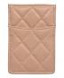 CHANEL (シャネル) マトラッセ パスケース Matelassé Card Case ピンクベージュ：60000円