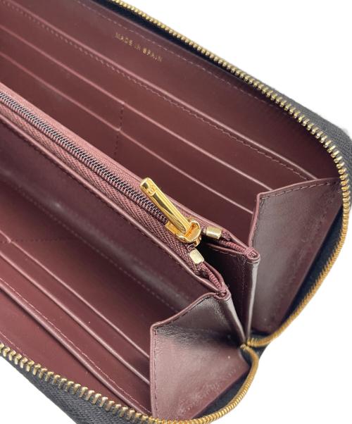 CHANEL（シャネル）CHANEL (シャネル) Matelasse Classic Long Zip Wallet マトラッセ クラシックロングジップ ウォレット  ブラックの古着・服飾アイテム